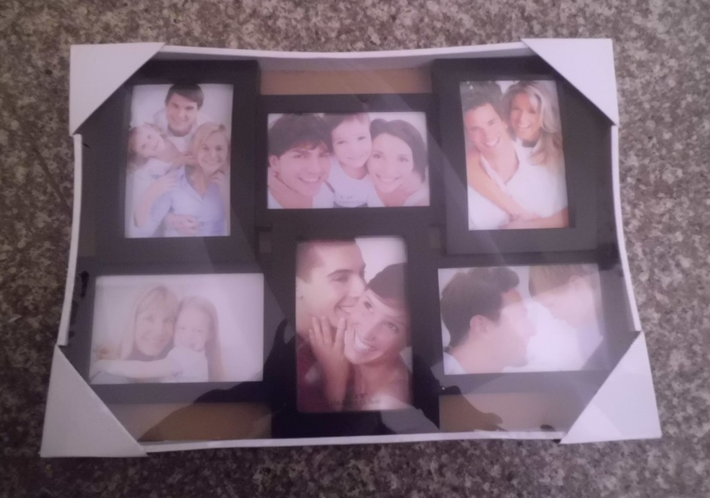 black frame photo collage