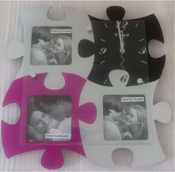 Runoko_puzzle_clock_pink