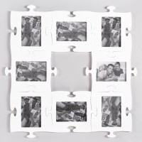 White photo collage