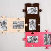 Большая фоторамка на много фотографий разного цвета